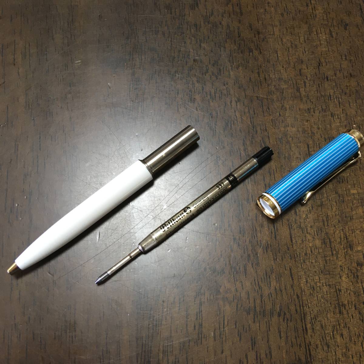 ペリカン スーベレーンK600 ボールペン ターコイズホワイト 美品 予備