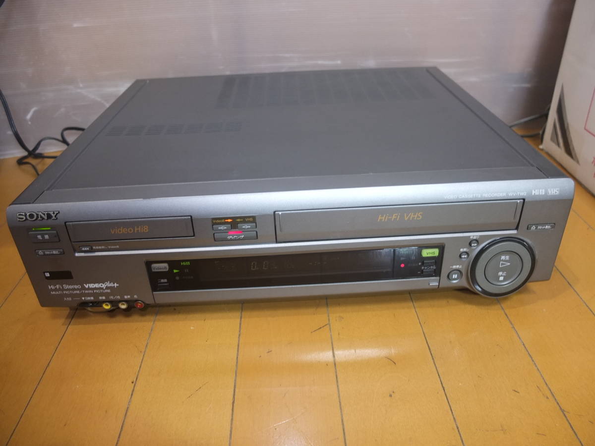 SONY Hi8＆VHSハイファイビデオデッキ WV-H5-