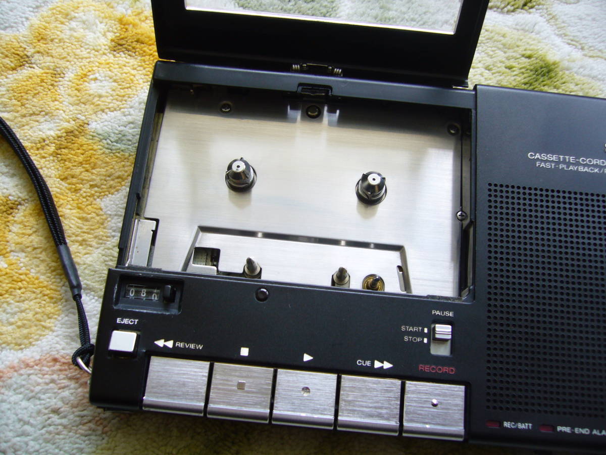 ☆動作品 SONY TCM-280B ソニー カセットレコーダー 純正カバー付き-