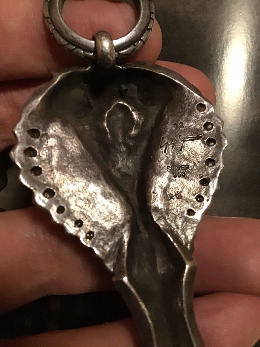 Yohji Yamamoto ヨウジ ヤマモト シルバー ネックレス コブラ 蛇 Yohji Yamamoto ヨウジ ヤマモト シルバー ネックレス コブラ 蛇