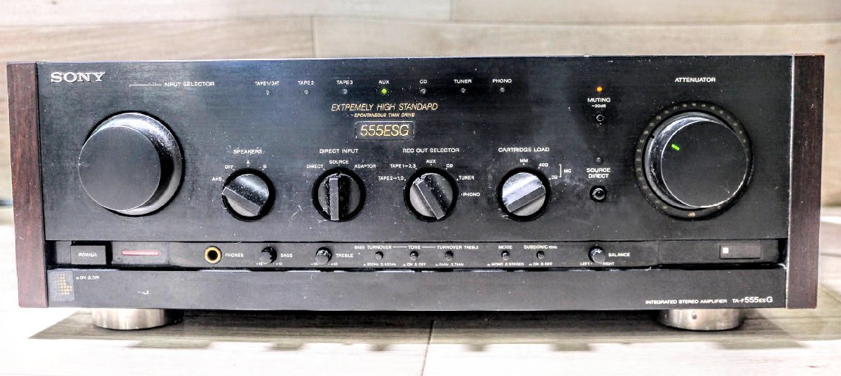 SONY プリメインアンプ TA-F555ESG本体のみ-