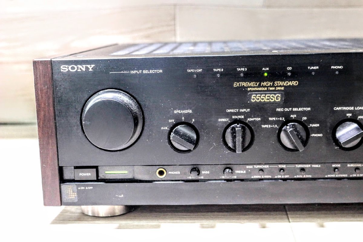 SONY プリメインアンプ TA-F555ESG本体のみ-