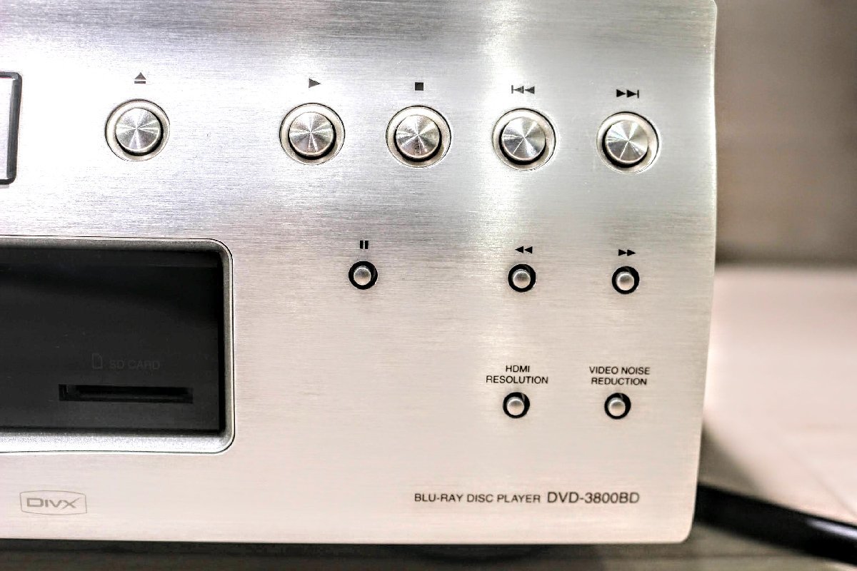 動作品☆DENON DVD-3800BD デノン ブルーレイディスクプレーヤー 08年製 電源コード付属 3Y1015