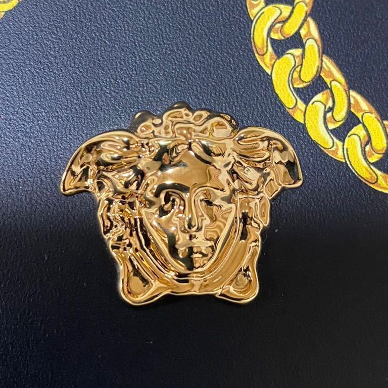 新品 本物 正規品 VERSACE メンズ レザー 二つ折り 財布 黒 メデューサ