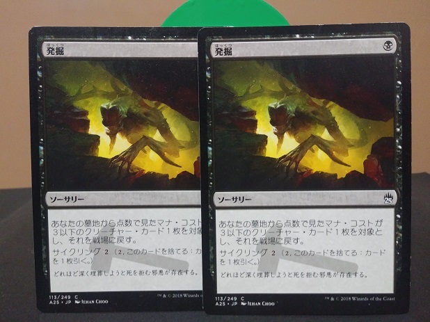 即決　２枚セット　MTG　発掘　日本語　A25　まとめて取引歓迎です_画像1