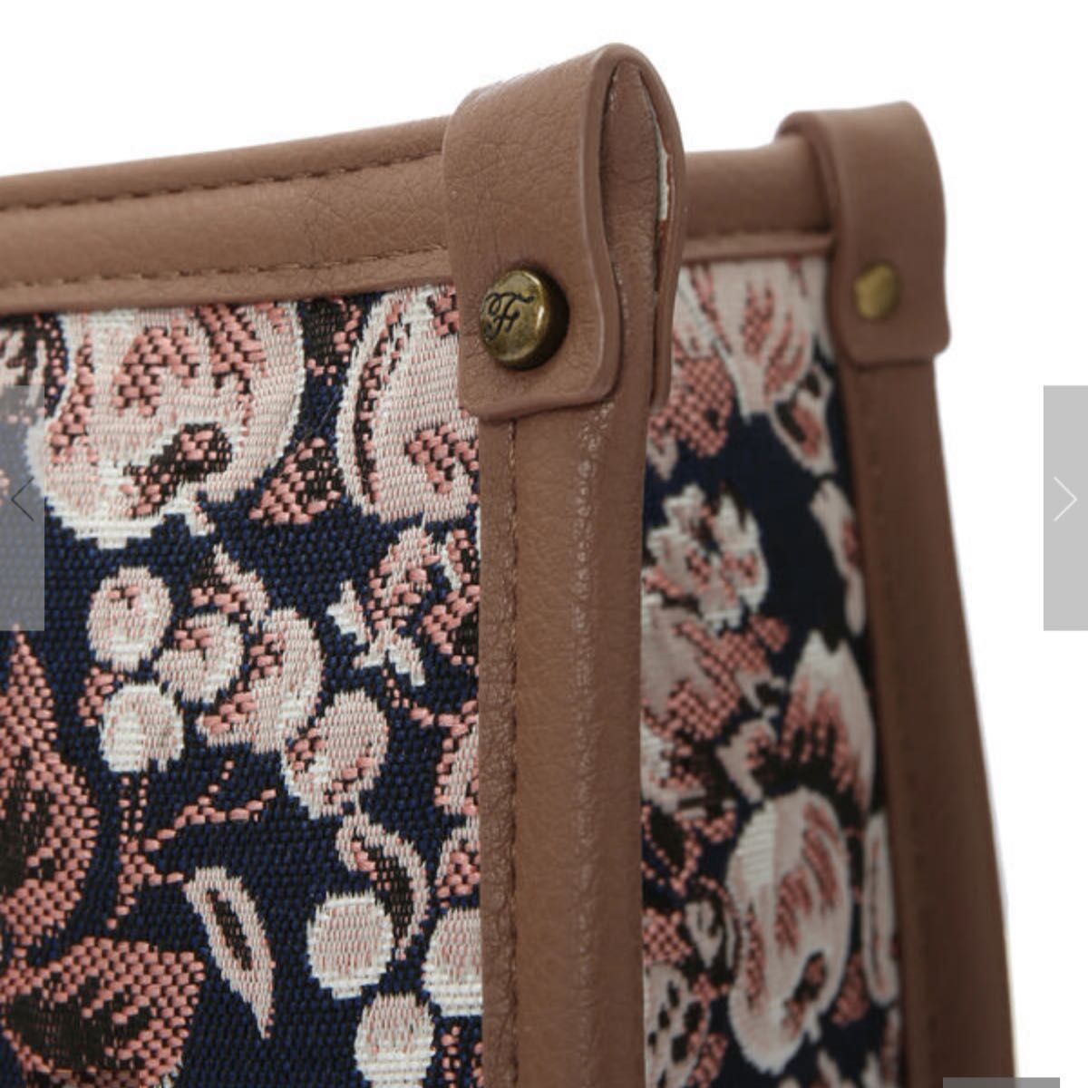即発送 新品 Maison de FLEUR canone 画集詰め込むゴブラントートバッグメゾンドフルール カノン
