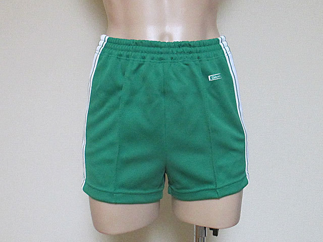  gym uniform short bread man . short pants * Junior * cologne Vine Columbine*26003* green × white *130 size * unused 