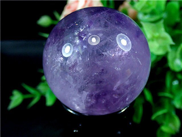 AAAAA級家庭円満 天然アメジスト丸玉174G1-64G07D(新品)のヤフオク落札情報