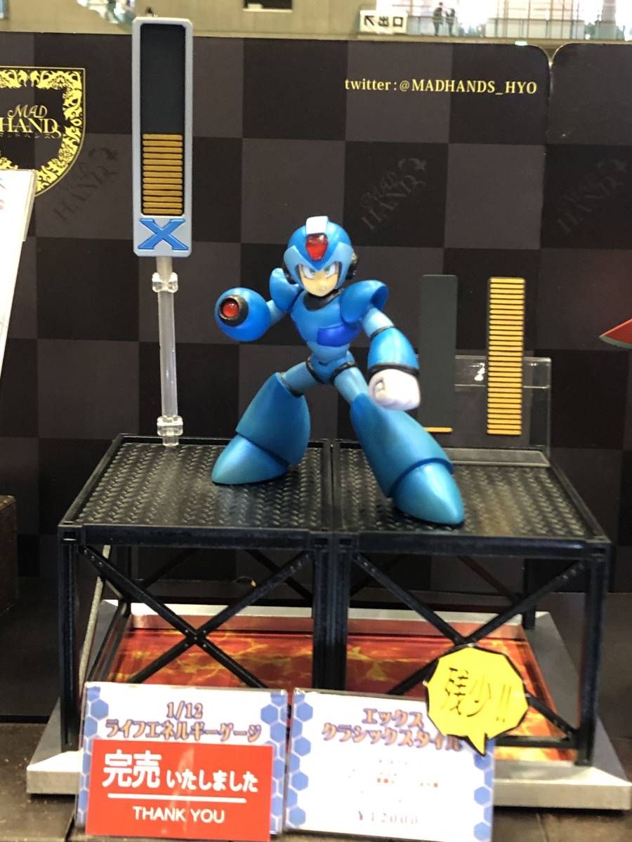 ワンフェス2023冬MADHANDS ロックマンX エックス クラシックスタイル & 1/12ライフエネルギーゲージ ガレージキットセット★WF2023W★