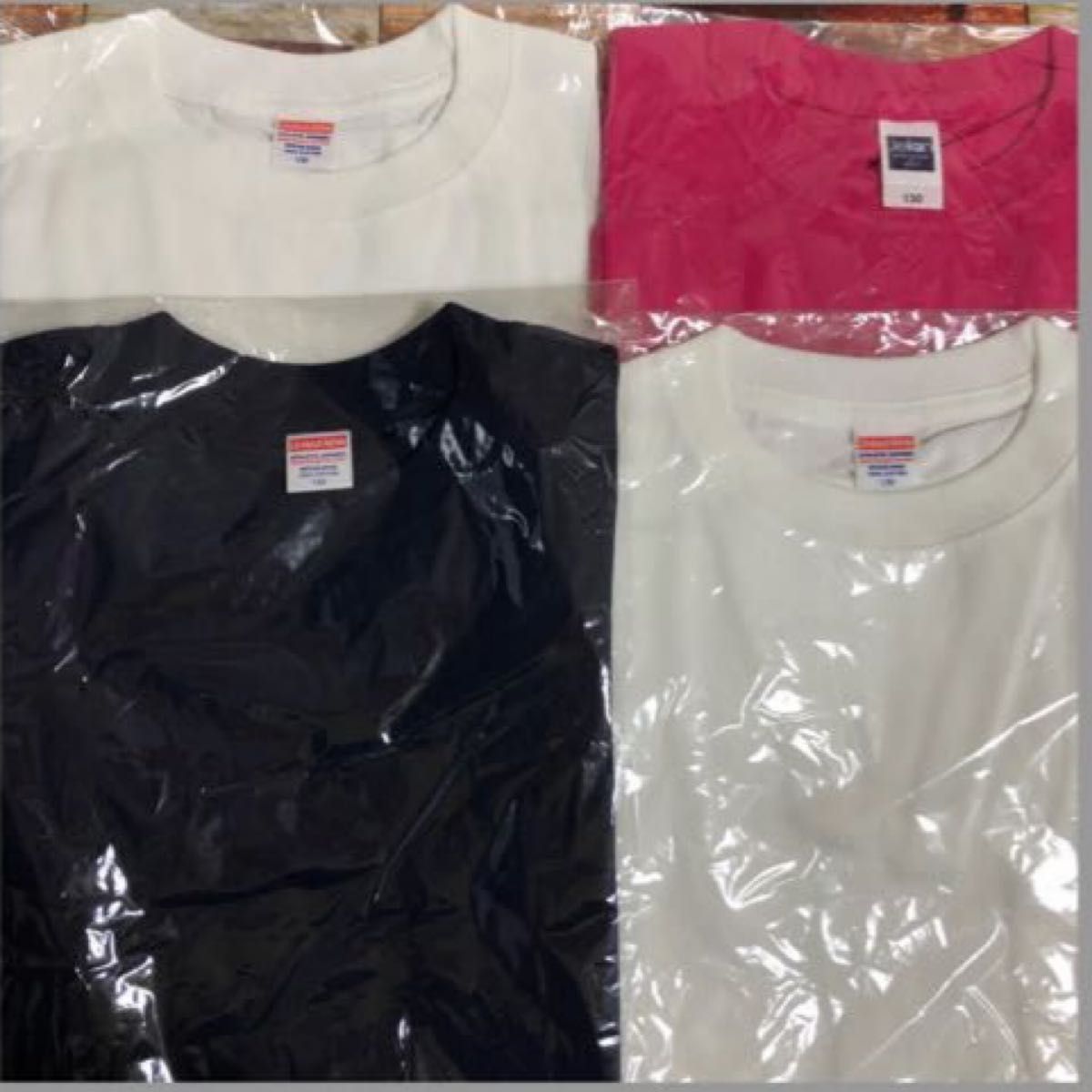 新品 無地＆ラグラン半袖 Tシャツ 130サイズ まとめ売り