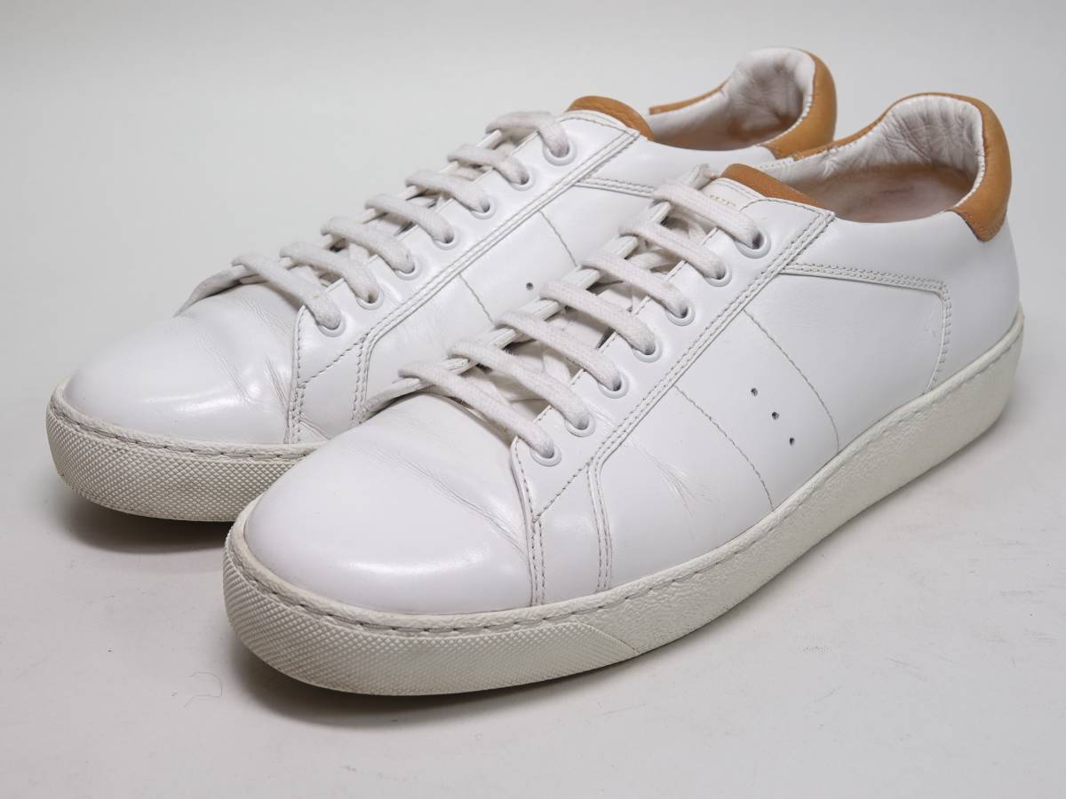775 / 0222 finest quality JM waist n leather sneakers white leather 6 #649