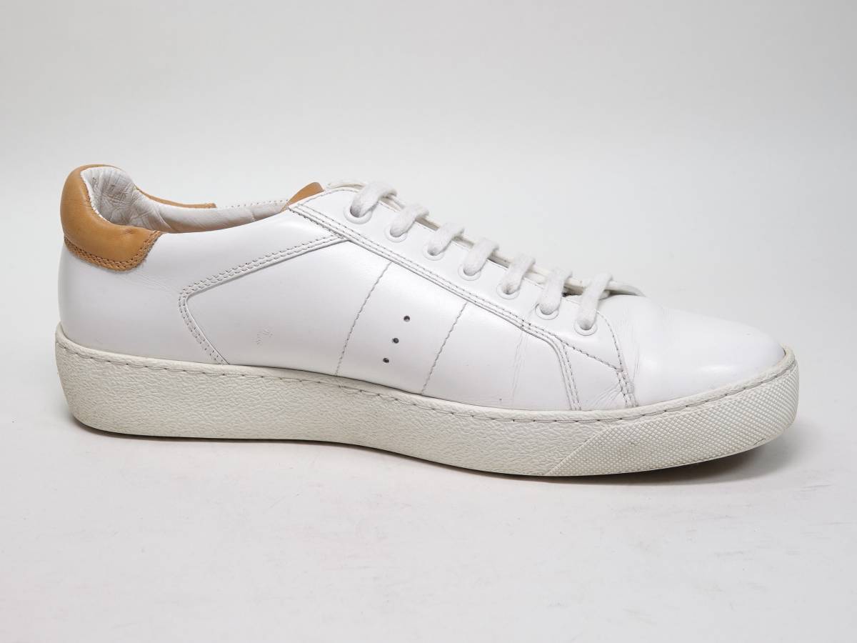 775 / 0222 finest quality JM waist n leather sneakers white leather 6 #649