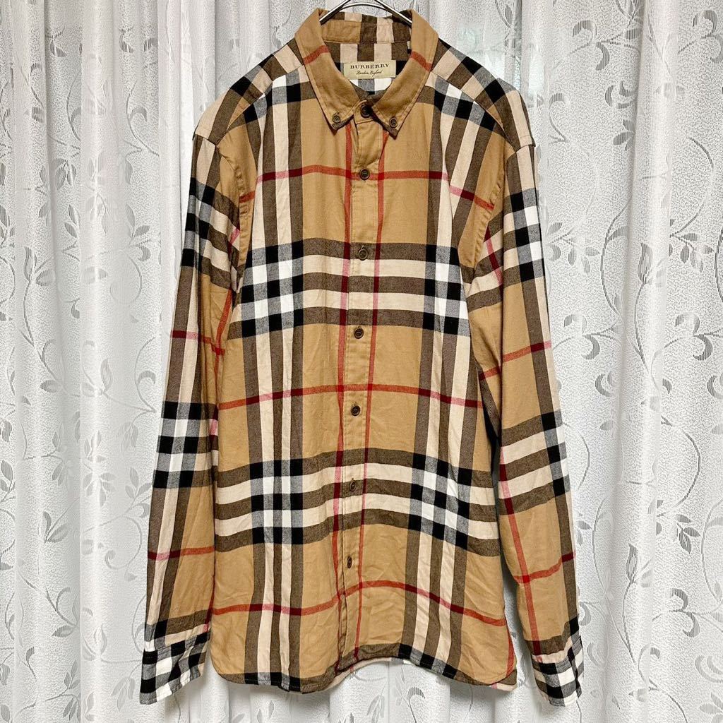 人気 BURBERRY LONDON ENGLAND バーバリー 長袖シャツ ノバチェック