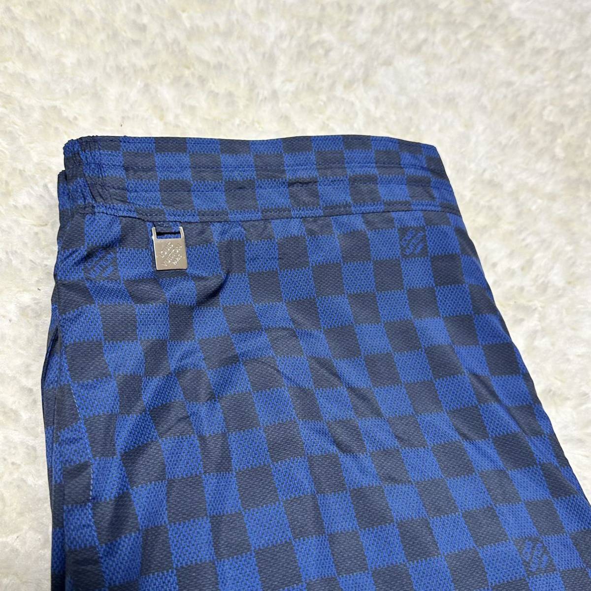 美品★ LOUIS VUITTON ルイ・ヴィトン ダミエ スイムウェア 海水パンツ 水着 海パンハーフパンツ