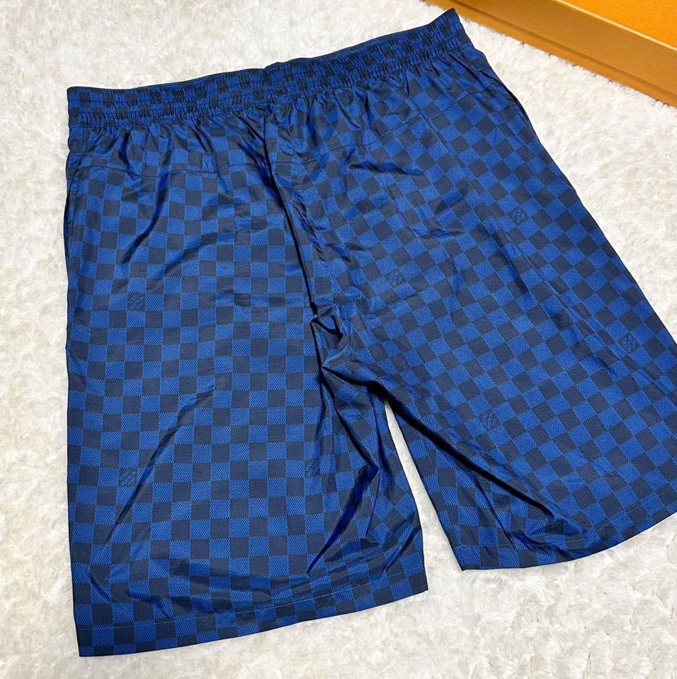 美品★ LOUIS VUITTON ルイ・ヴィトン ダミエ スイムウェア 海水パンツ 水着 海パンハーフパンツ