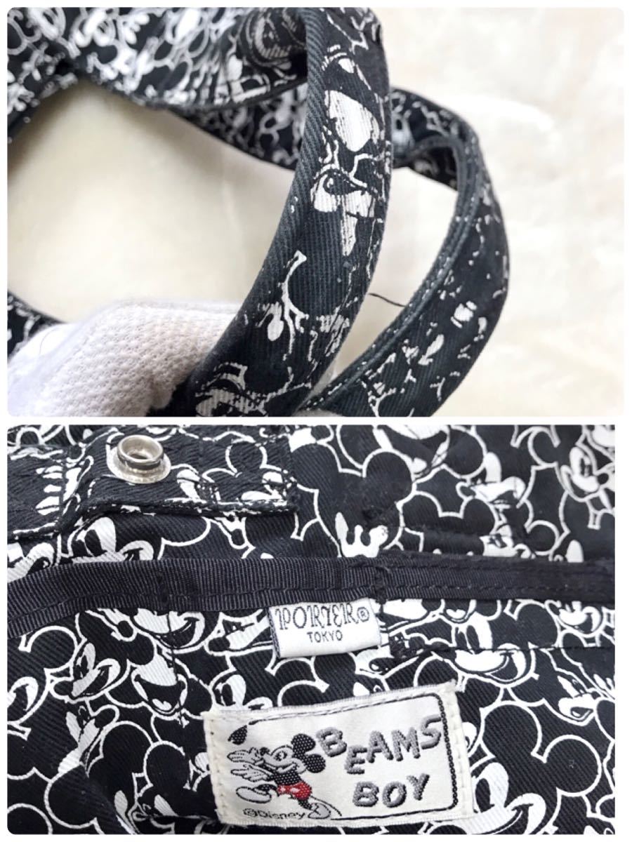 BEAMSBOY×PORTER×Disney コラボ ミッキートートバッグ ビームス BEAMSBOY×PORTER×Disney コラボ ミッキートートバッグ ビームス