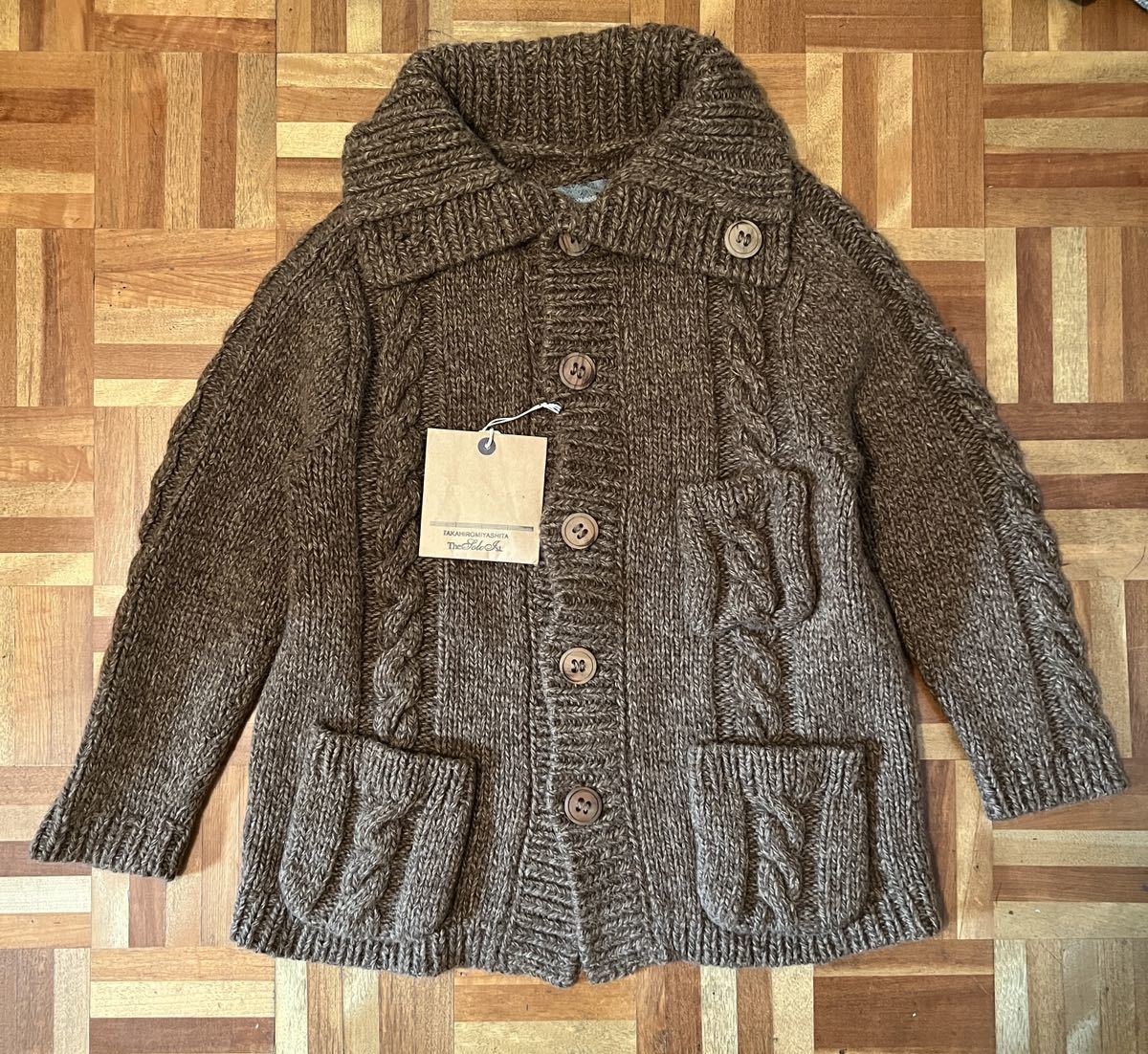 品質保証 ナンバーナイン ジョージ期 ニット カーディガン 茶 初期