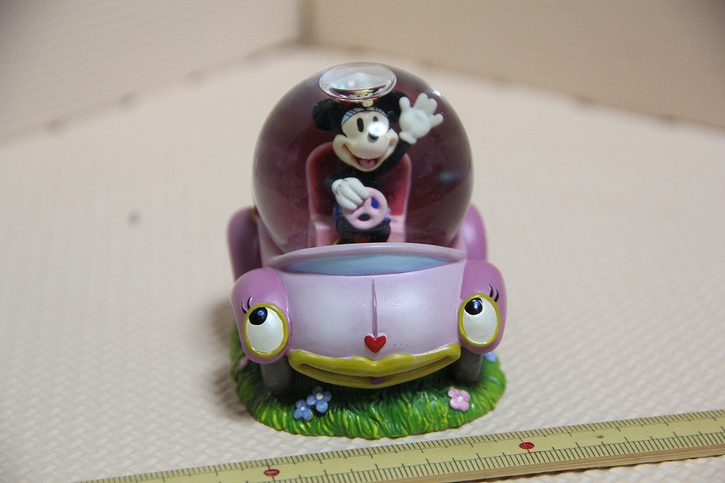ミニーマウス 自動車 スノードーム ウォーターグローブ 検索 ウォルトディズニーインターナショナルジャパン ディズニー Disney グッズ_画像2