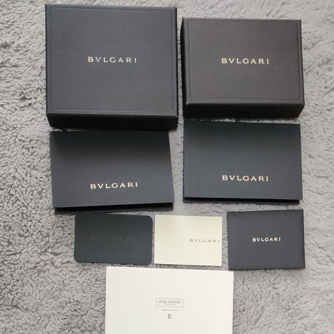 ☆BVLGARI 空箱&LOUISVUITTON 明細入れ☆