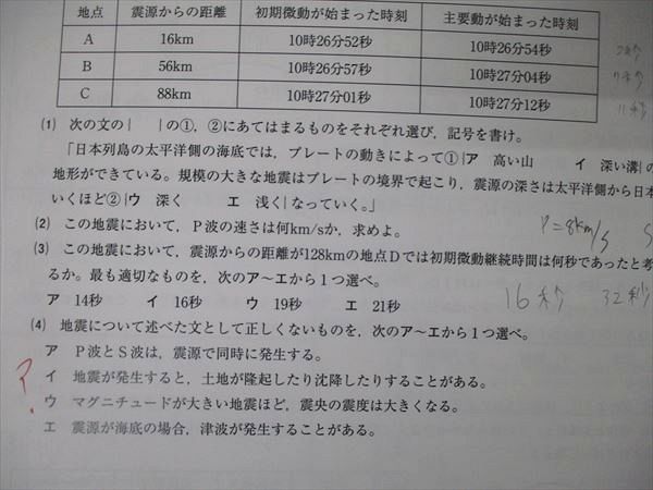 TY05-065 塾専用 中3 進研Vもし/問題集 問題集は解答のみ 国語/英語/数学/理科/社会 2021 34M5D_画像5