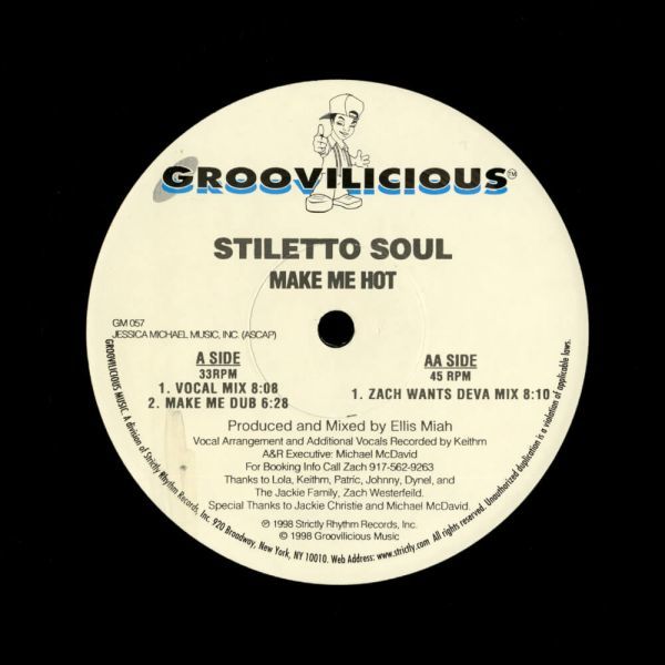 試聴 Stiletto Soul - Make Me Hot [12inch] Groovilicious US 1998 House_画像1