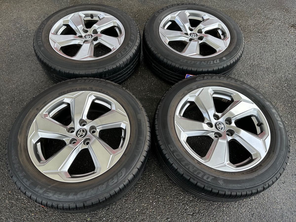 恵みの時 RAV4トヨタ純正アルミホイール＆タイヤ225/60R18 4本セット