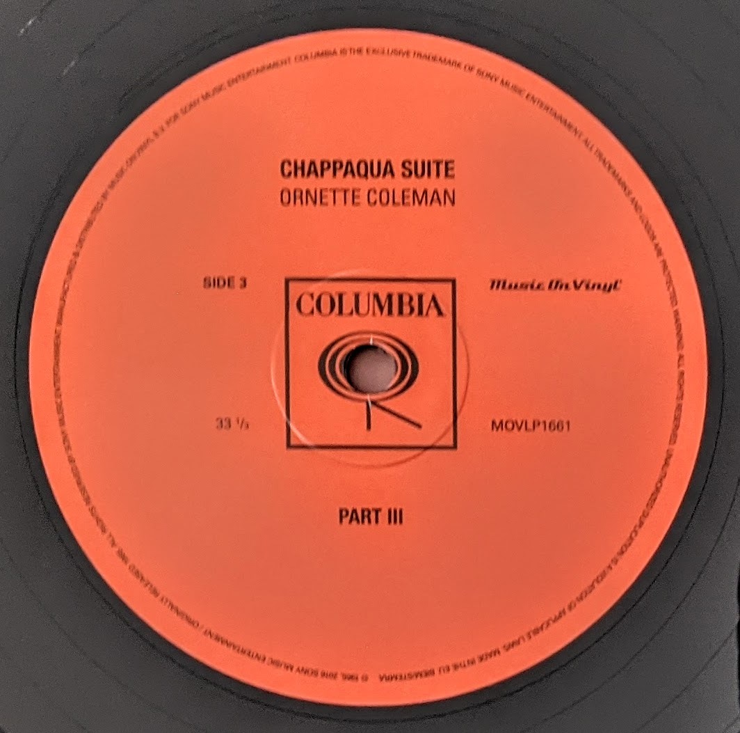 Ornette Coleman オーネット・コールマン - Chappaqua Suite 限定再発二枚組アナログ・レコード_画像5