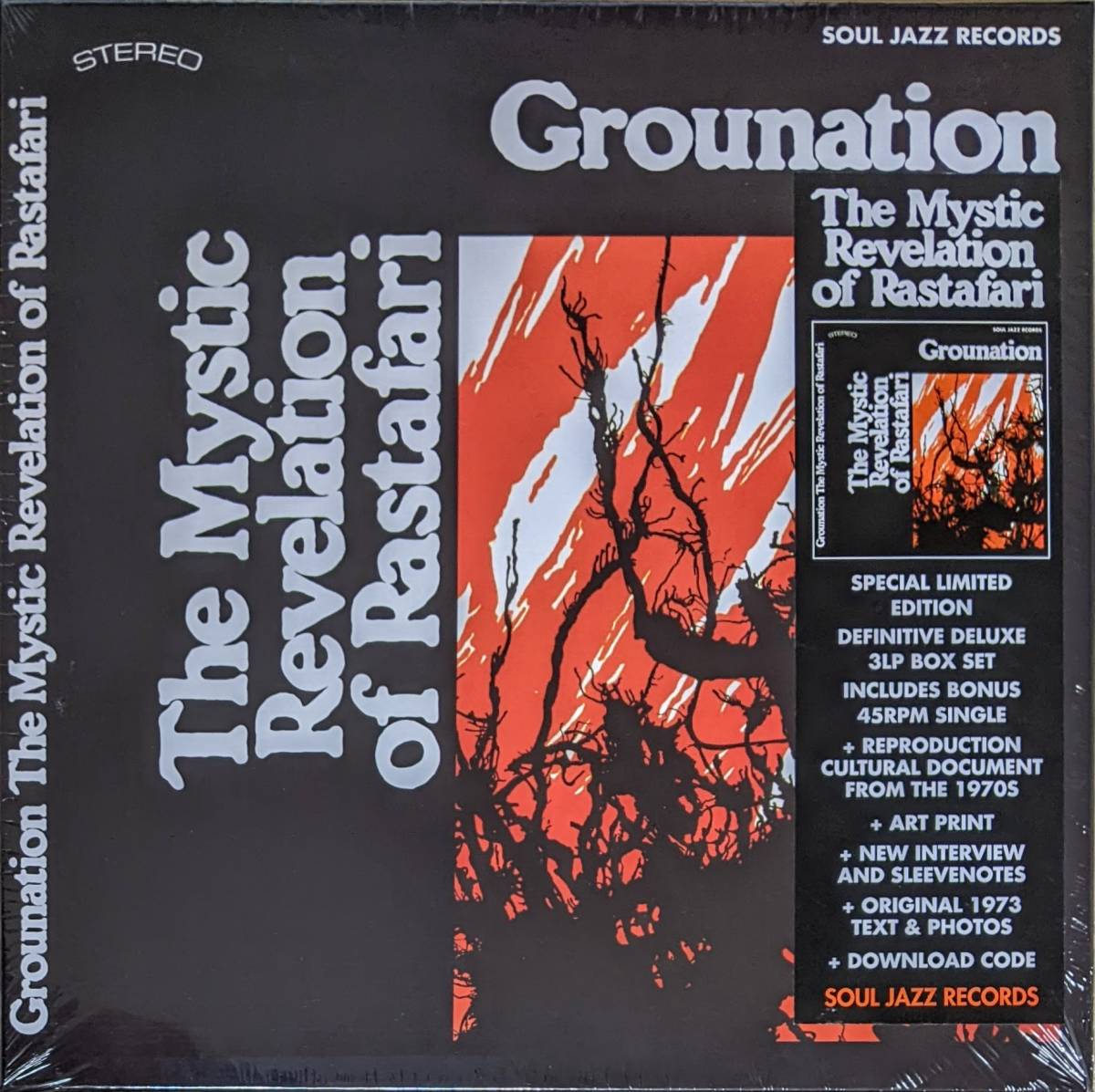 Count Ossie カウント・オジー & The Mystic Revelation Of Rastafari - Grounation 7インチ・シングル付限定再発三枚組アナログ・レコード