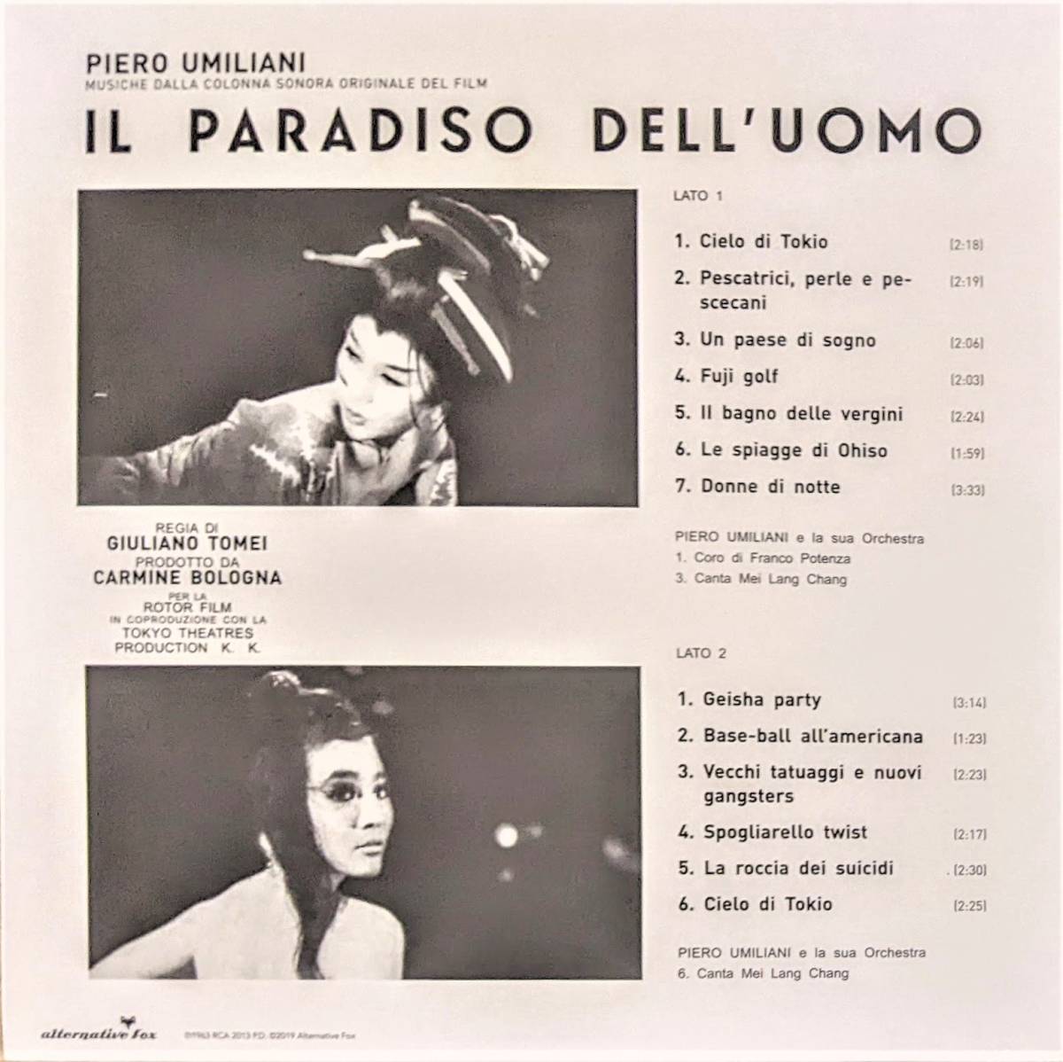 Piero Umilianipiero*umi rear -ni- Il Paradiso Dell\'Uomo (Man\'s Paradise, comfort .. request .) limitation repeated departure analogue * record 