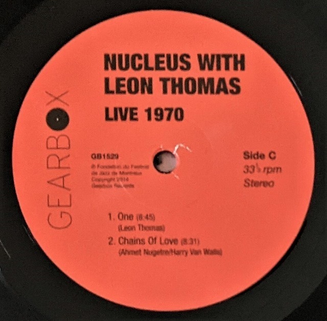 Nucleus ニュークリアス With Leon Thomas レオン・トーマス - Live 1970 ダウンロード・コード付き限定二枚組アナログ・レコード_画像5