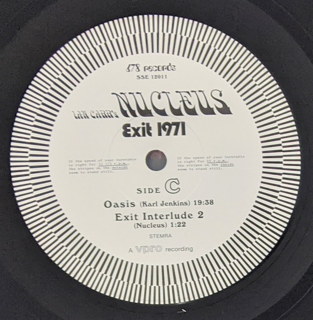 Ian Carr's Nucleus ニュークリアス - Exit 1971 限定二枚組Monoアナログ・レコード