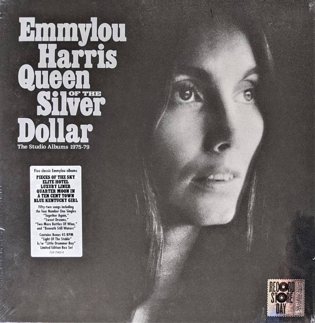 Emmylou Harris エミルー・ハリス - Queen Of The Silver Dollar:The Studio Albums 1975-79 7”シングル付限定五枚組アナログ・レコード