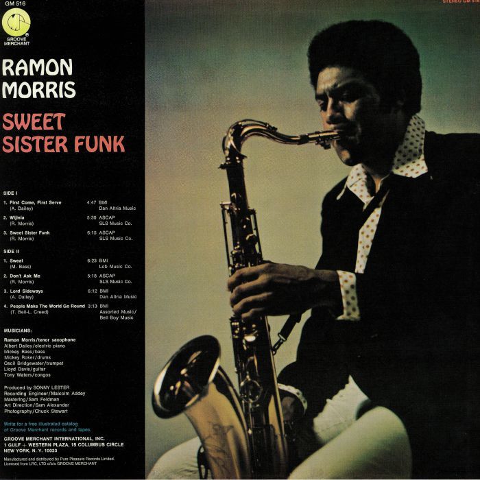 Ramon Morris ラモン・モリス - Sweet Sister Funk 限定リマスター再発Audiophileアナログ・レコード