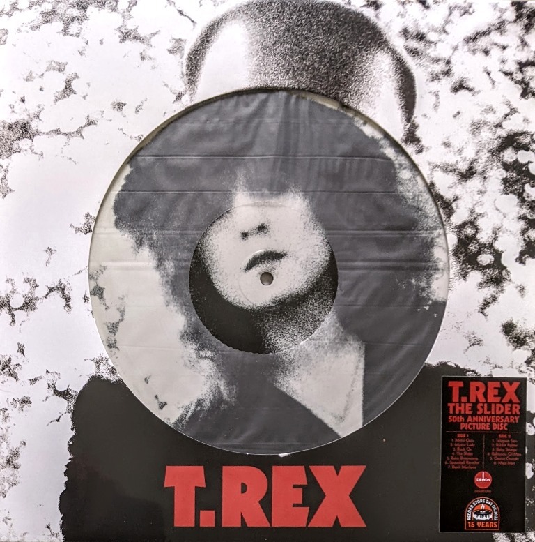 T. Rex (=Marc Bolan マーク・ボラン) - The Slider 50周年記念Record Store Day 2022限定ピクチャー・アナログ・レコード_画像1