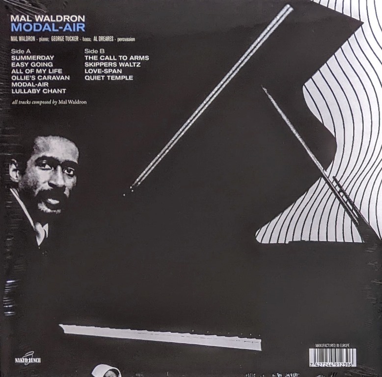 Mal Waldron マル・ウォルドロン - Modal-Air (=Les Nuits De La Negritude - Quiet Temple) 限定再発アナログ・レコード_画像2