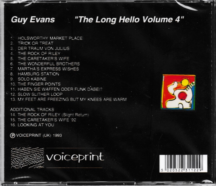 Guy Evans With Life Of Riley & David Jackson (=Van Der Graaf Generator) - The Long Hello Volume Four 再発CD