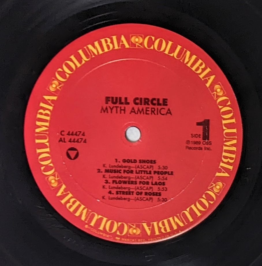 Full Circle フル・サークル - Myth America USオリジナル・アナログ・レコード_画像3