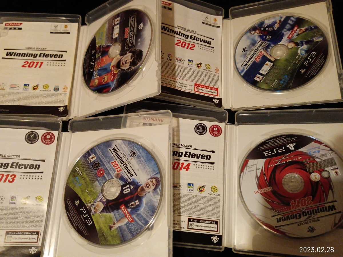 PS3ワールドサッカーウイニングイレブン2011ー2014動作品