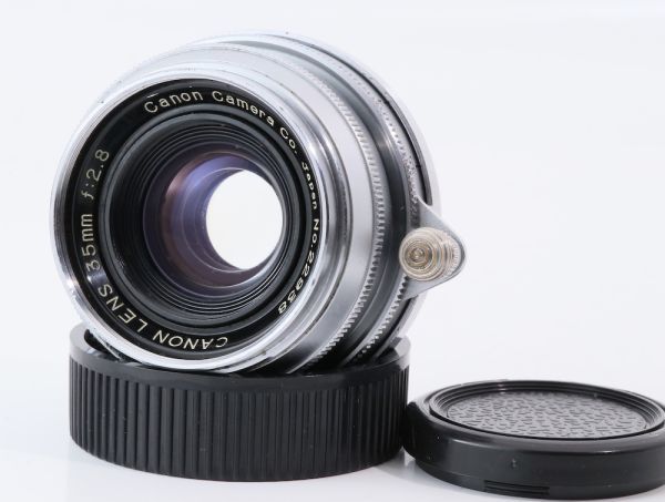 希少美品 Canon 35mm F/2.8ライカL39レンズ-