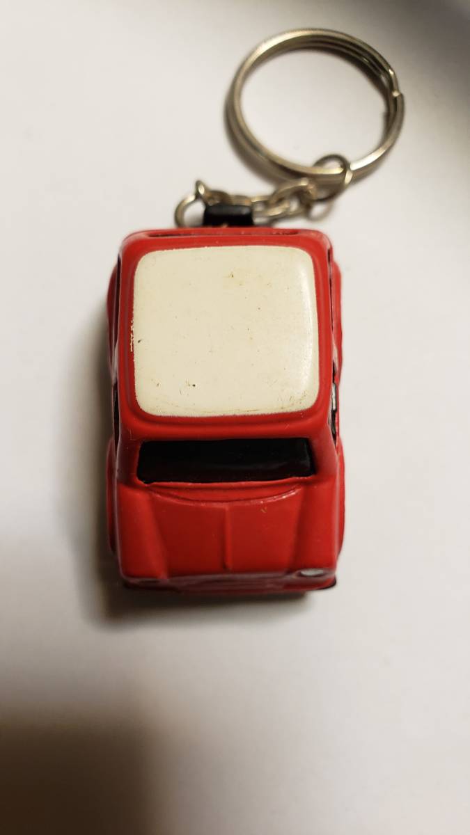 ミニクーパープルバックカーミニカー赤白キーホルダー☆モーリスローバーオースチンMINICOOPERクラシックカーイギリス車旧車名車おもちゃの画像6
