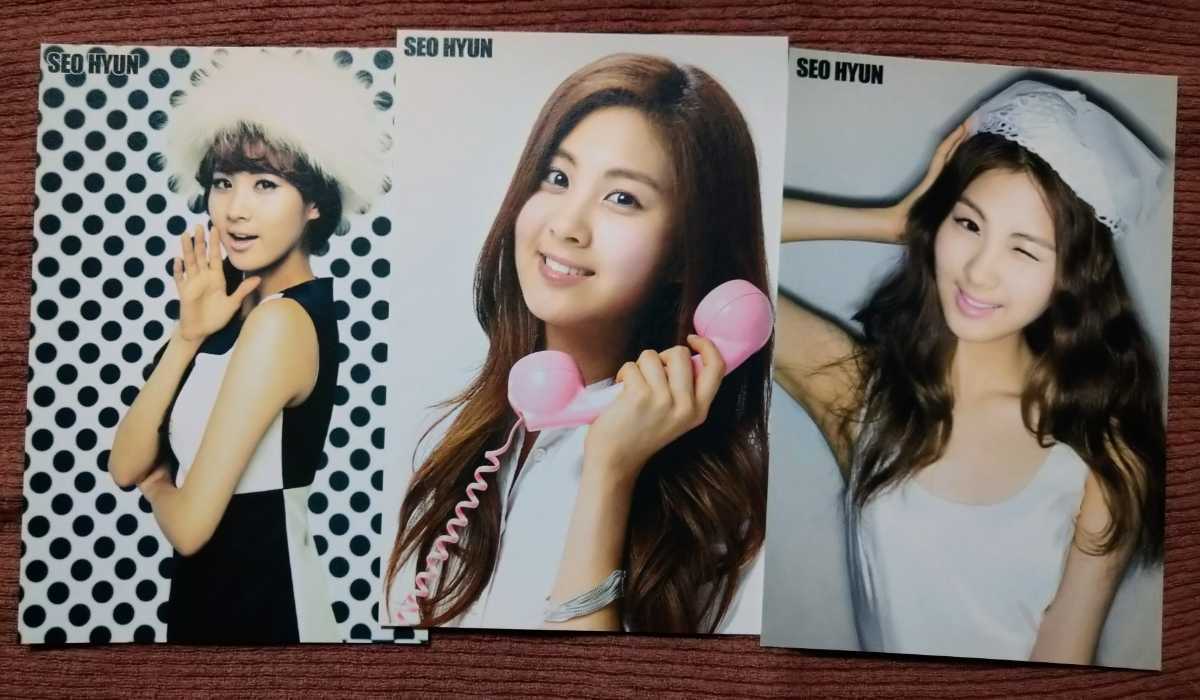 少女時代 GIRLS'GENERATION ソヒョン SEOHYUN ステッカーポストカード