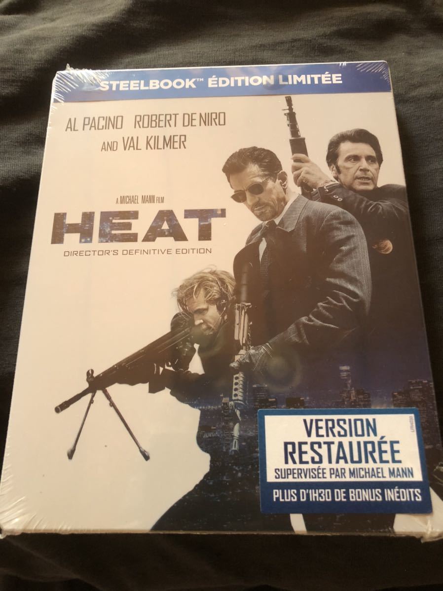 ★新品未開封★スチールブック★blu-ray 2-disc★ヒート　HEAT★ディレクターズ・ファイナルカット★アル・パチーノ×ロバート・デ・ニーロ