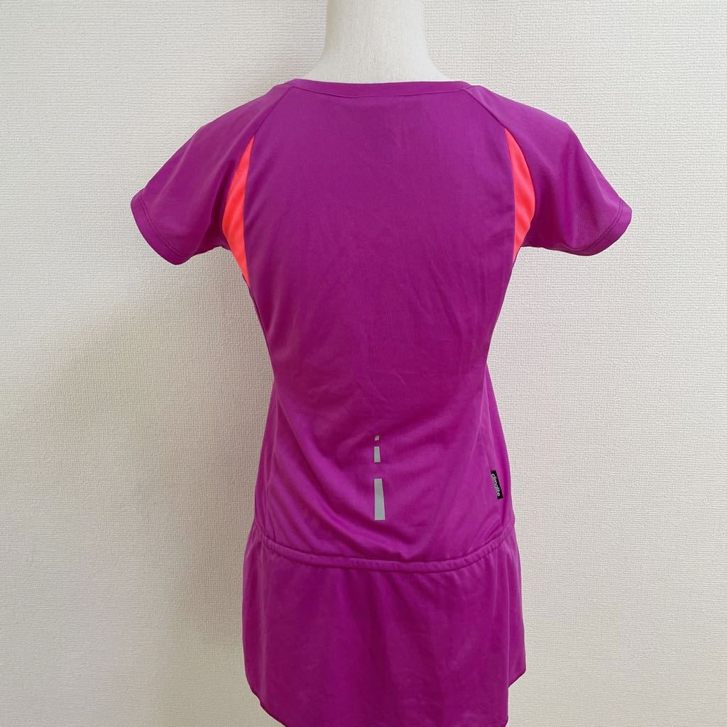 adidas Adidas теннис одежда M лиловый розовый теннис One-piece короткий рукав прекрасный товар 