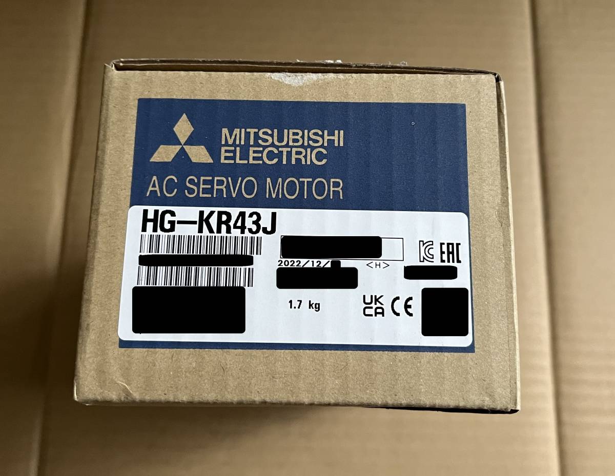新品未使用 HG-KR43J サーボモータ (MR-J4-40 サーボアンプ 三菱電機 MITSUBISHI MELSERVO シーケンサ サーボモーター ACサーボアンプ PLC)