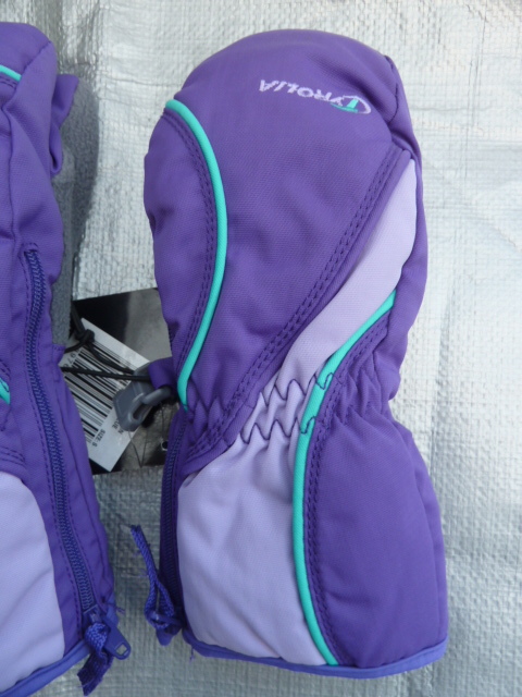 regular goods unused TYROLIA Junior / Kids mitten glove S size 5~6 -years old purple 