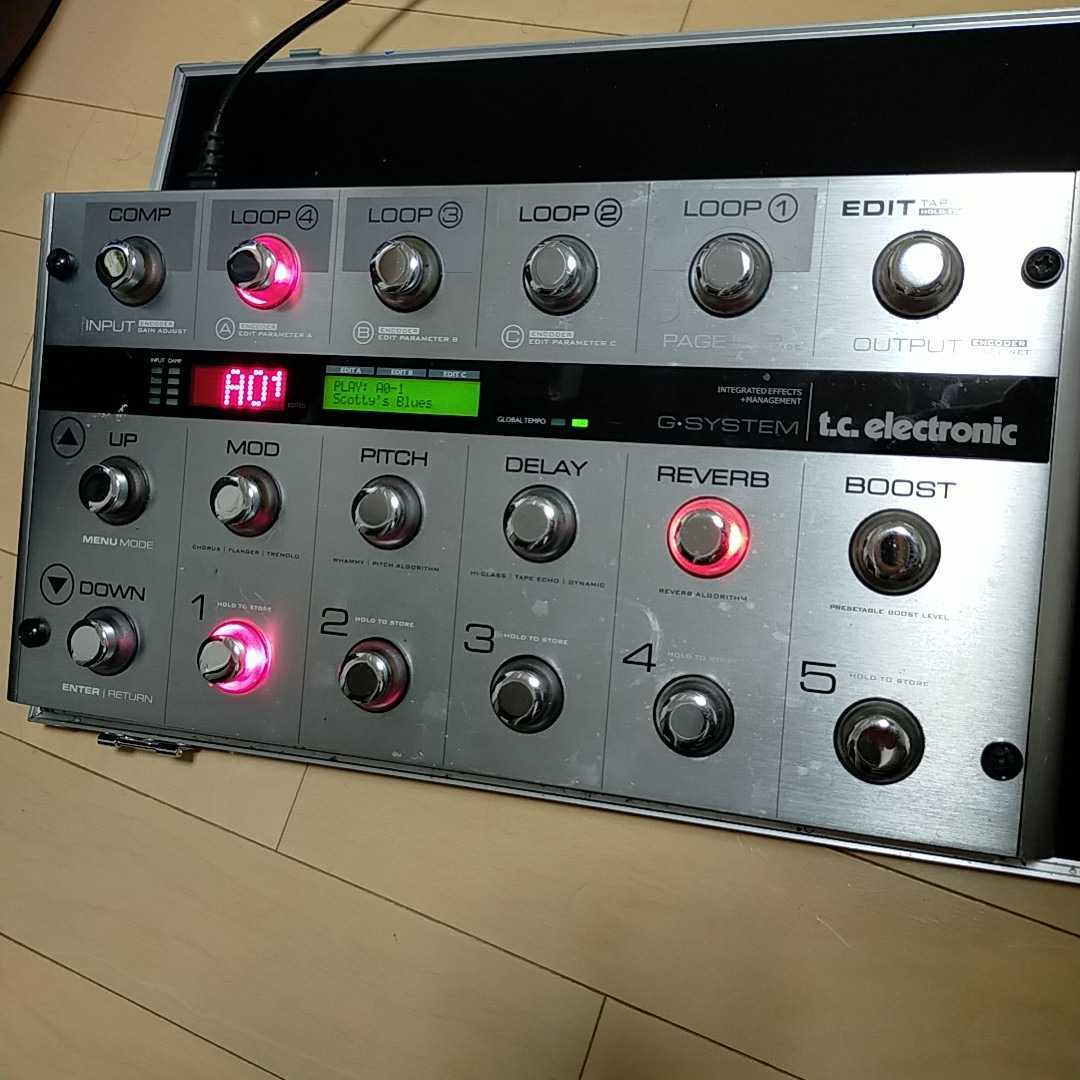 ☆日本の職人技☆ TC electronic G-SYSTEM マルチエフェクター