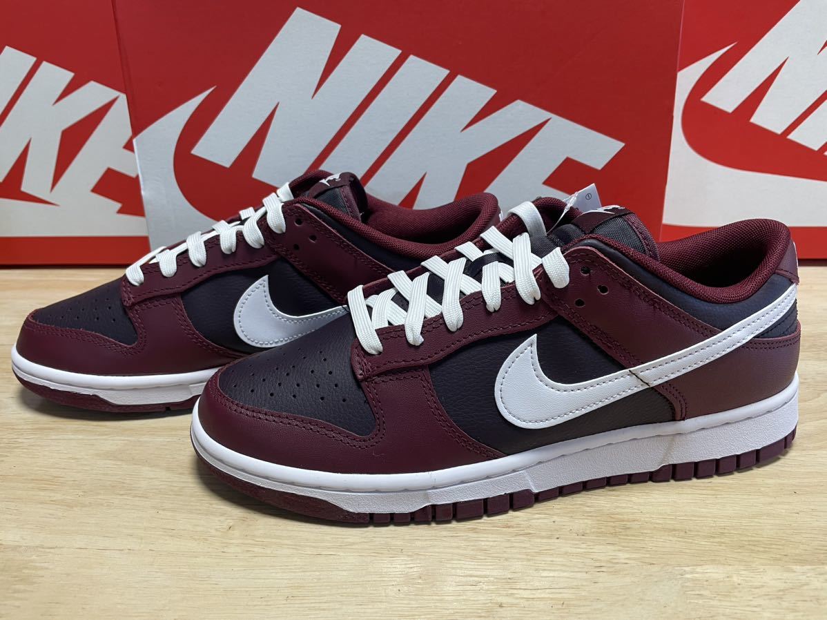 NIKE ナイキ ダンク LOW レトロ 27.0㎝ 新品 ダークビートルート/ホワイト/ダークビートルート/バーガンディアッシュ SNK839_画像1