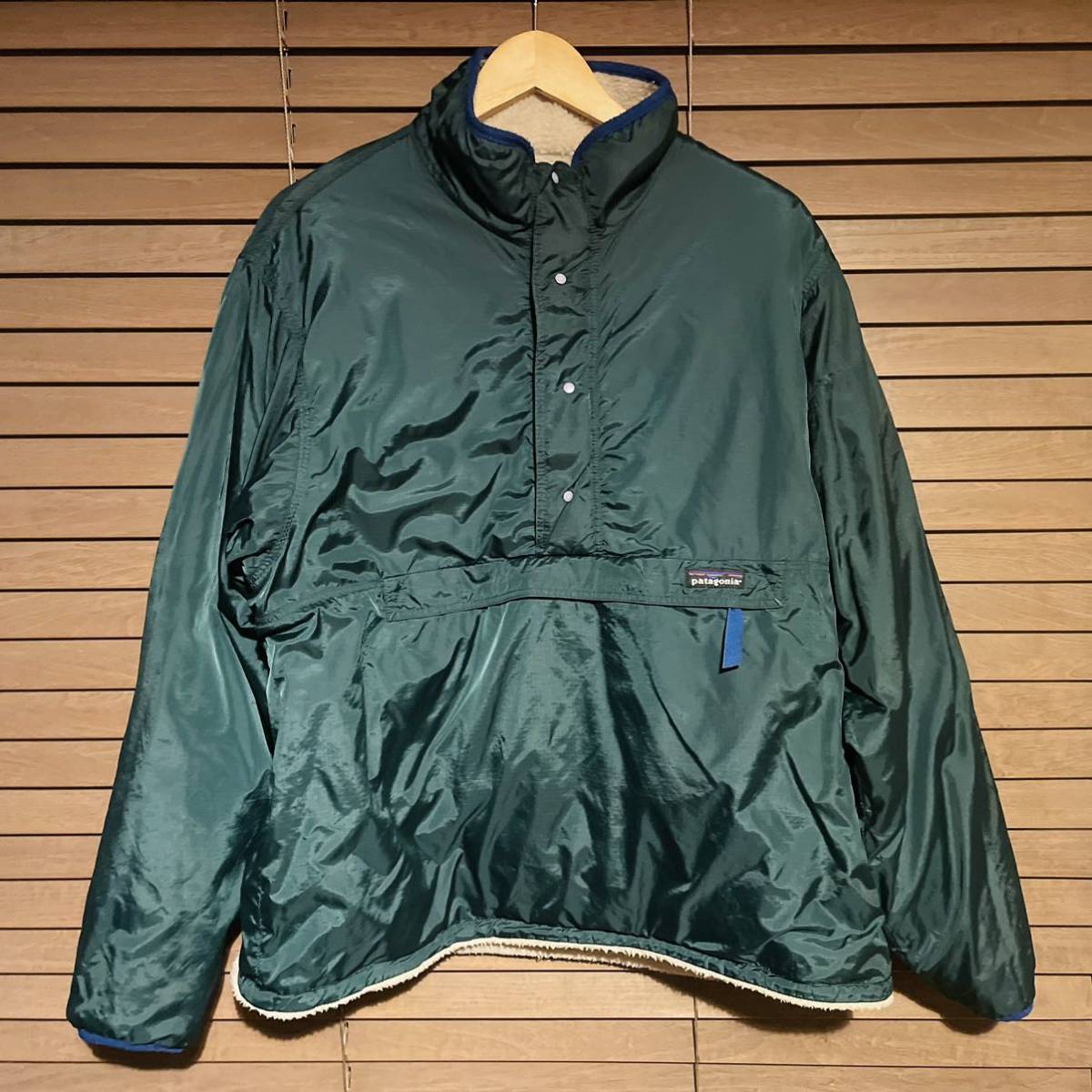 人気新品入荷 L ナチュラル パイル プルオーバー リバーシブル レトロ
