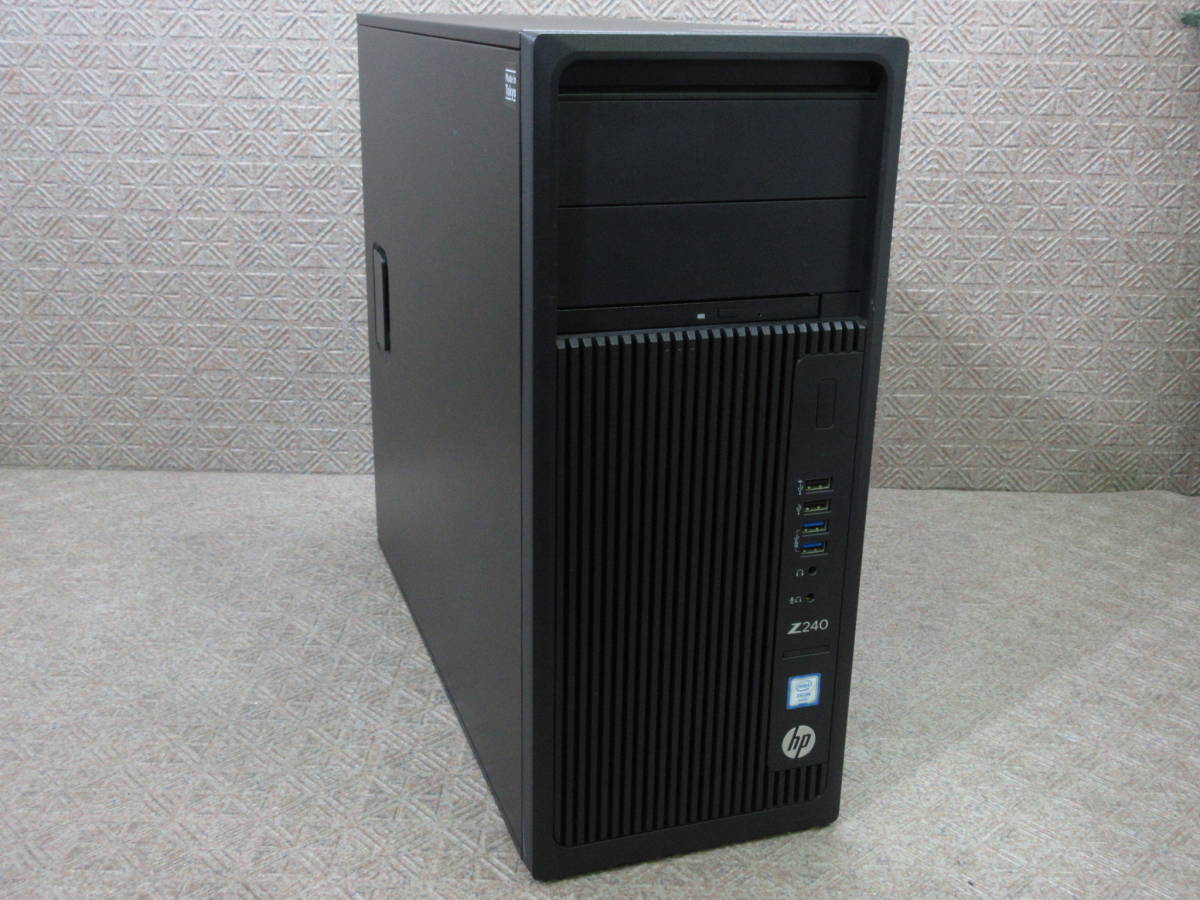【※ストレージ無し】HP Z240 Workstation / Xeon E3-1245v5 3.50GHz / 16GB / Quadro P4000 / DVD-ROM / No.P727_画像1