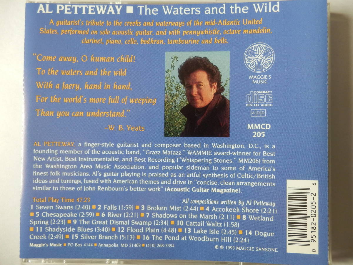 CD/US:ケルティク- フォーク.ギター/Al Petteway - The Waters And The Wild/Seven Swans:Al Petteway/Broken Mist:Al Petteway/Riverの画像2